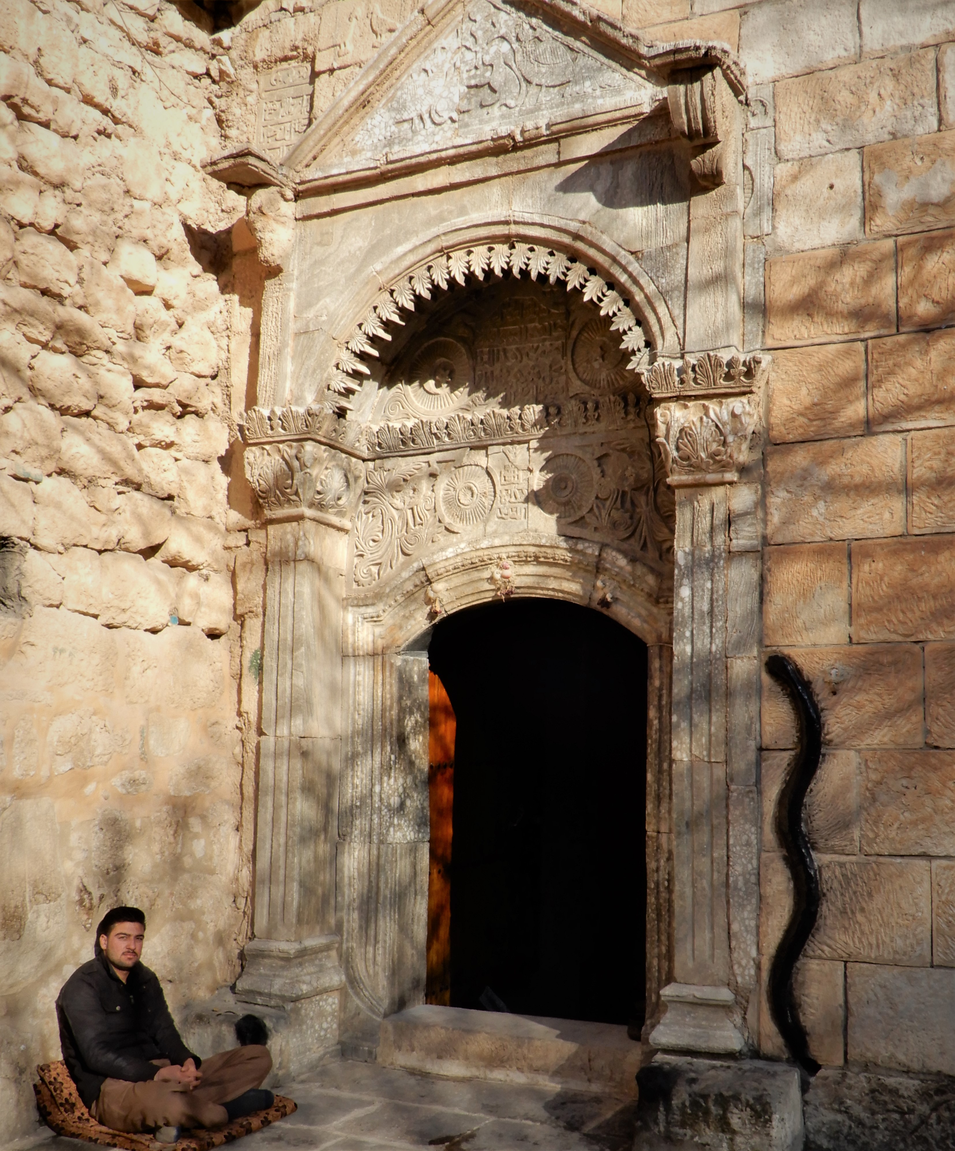 Helping to manage the ongoing conservation at Lalish