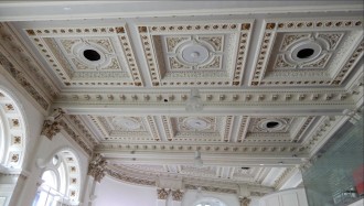 Providing Advice on Saving a Banking Hall Ceiling
