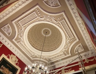 Plaster ceiling surveys at Bedale Hall, a Palladium styled, Grade I listed building