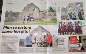 Great that the press picked up on our work with the craftsmen in Barbados, and with local people