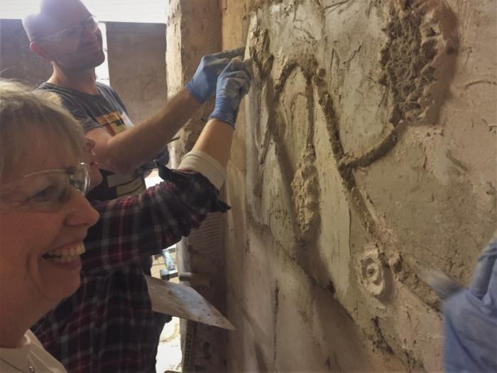 Using traditional lime renders and plasters. Heritage Skills Training Course by Dr Mark Womersley